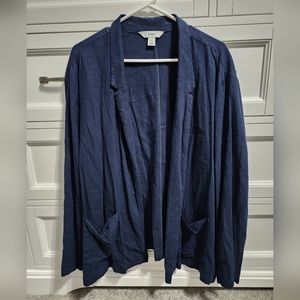 Linen-Blend Blazer for WomenColor: In the Navy